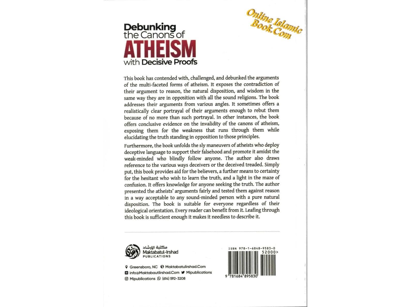 Debunking the canons of Atheism with Decisive proofs by Sheikh Abdul-Rahman ibn Nasir al-Sa'di - image 3