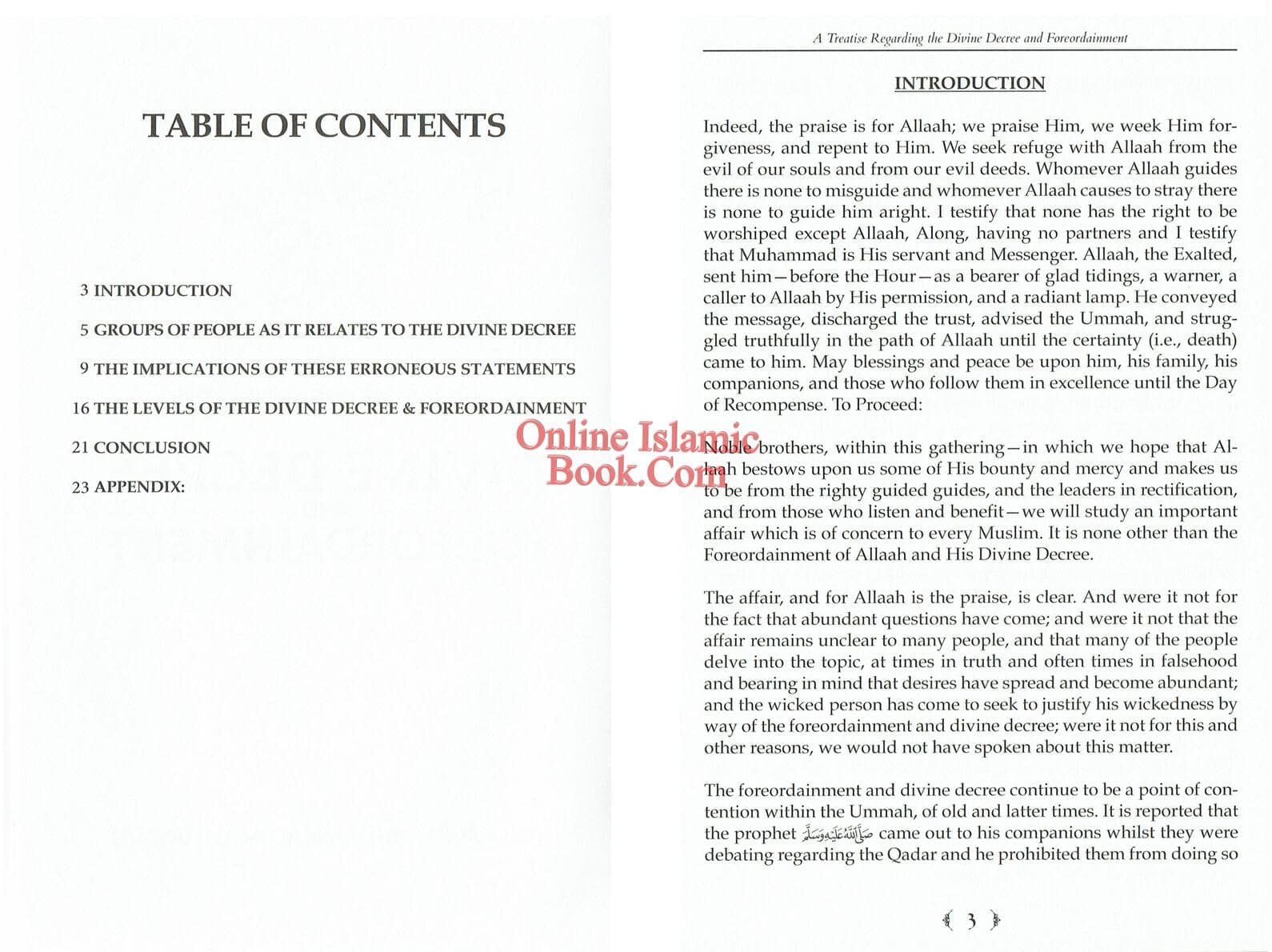 A Treatise Regarding the Divine Decree and Foreordainment By Shaykh Muhammad Al-Uthaymin - image 4