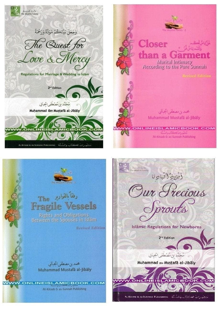 The Muslim Family - The Marriage Series - Muhammad al-Jibaly 4 books set