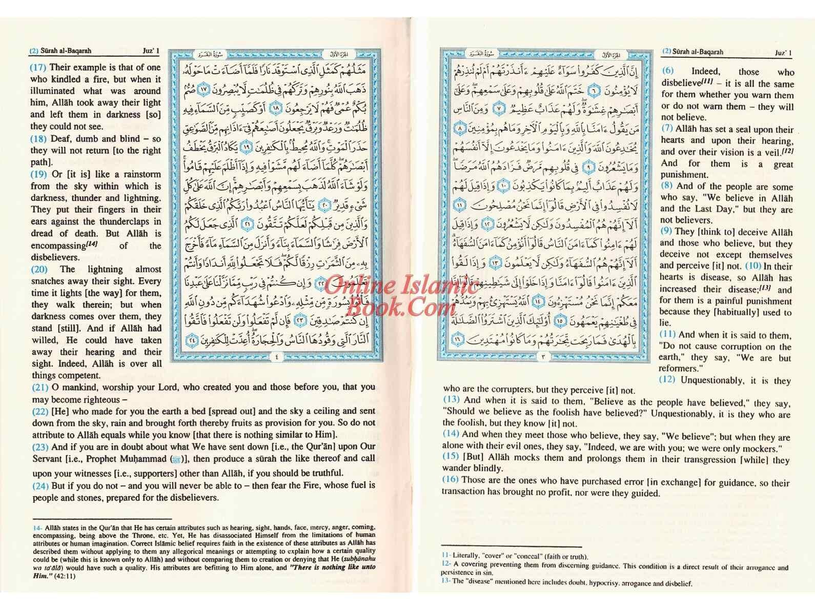 The Quran Arabic Text With English Meanings Medium Size - image 4