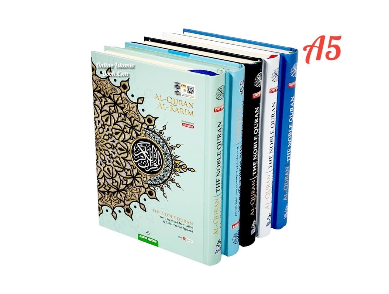 Maqdis Quran | Word By Word English-Arabic Translation, Color Coded Tajweed (A5)