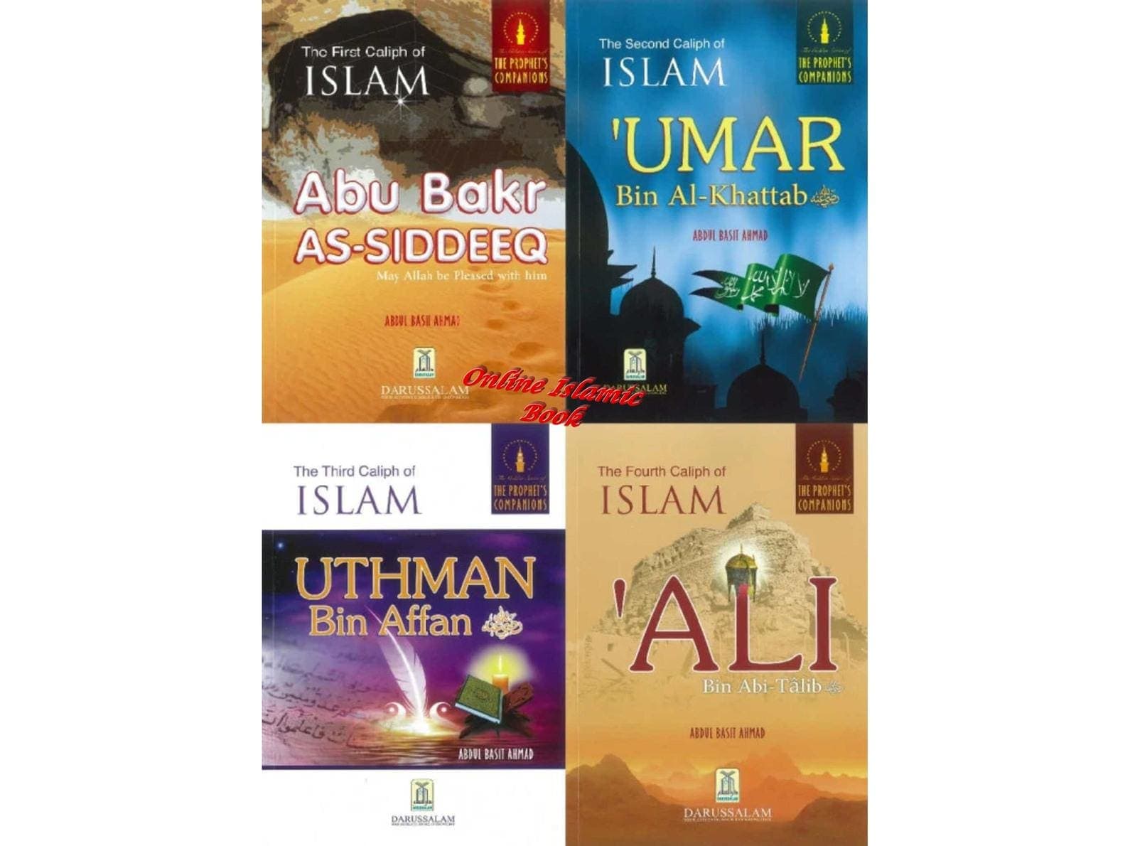 The Golden Series of The Prophets Companions: Four Rightly Guided Caliphs Bundle