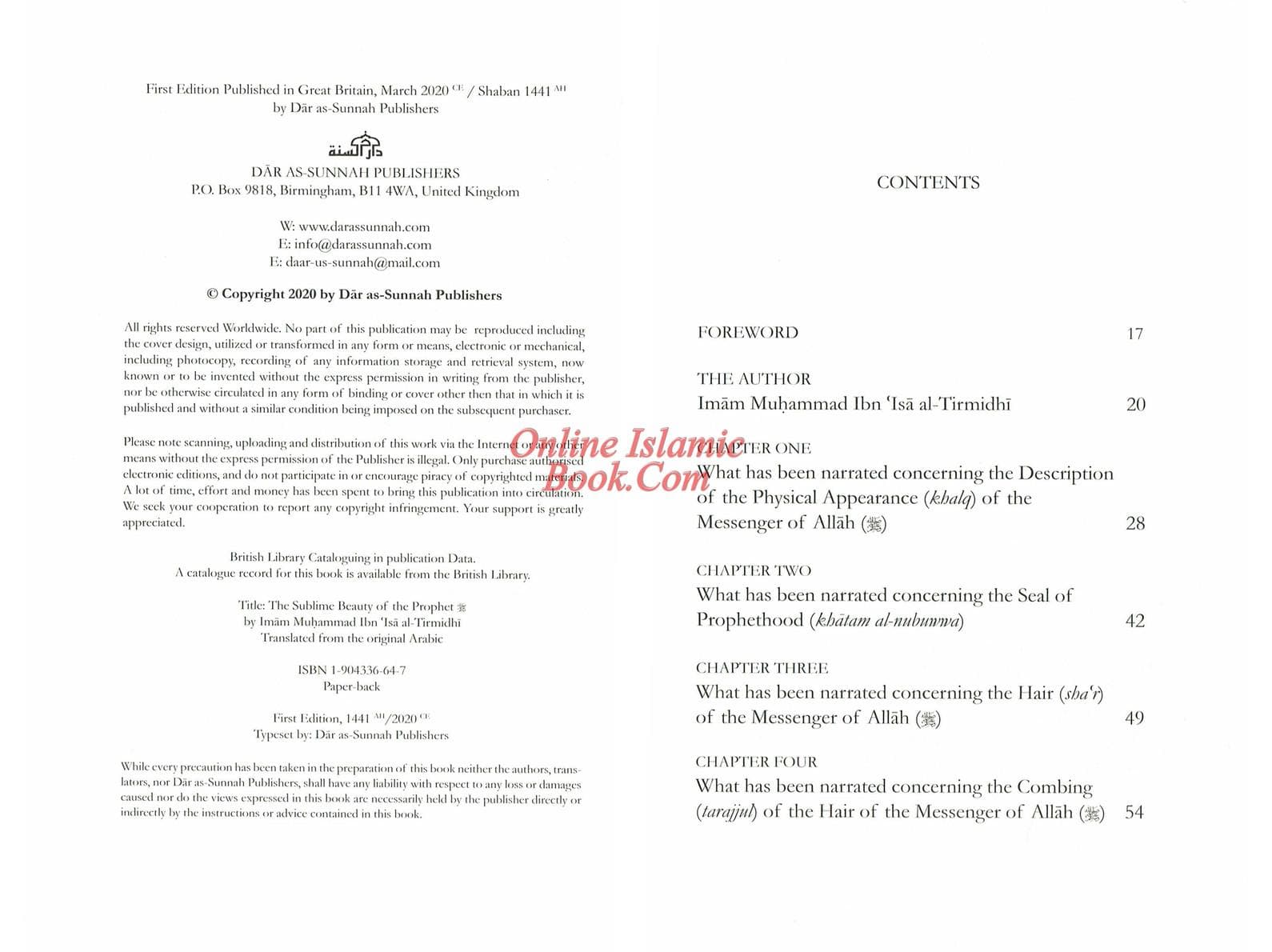 The Sublime Beauty Of The Prophet: Al-Shama'il Al-Muhammadiyyah By Imam Muhammad Ibn Isa Al-Tirmidhi - image 5