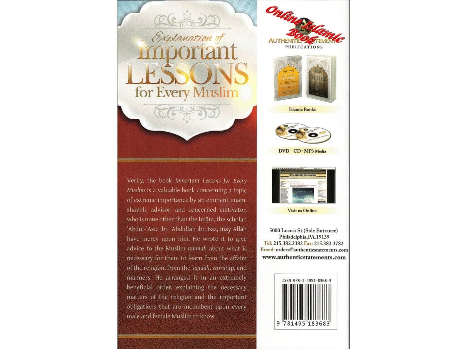 Explanation of Important Lessons For Every Muslim By Shaykh Abdul Aziz Bin Baz - image 3