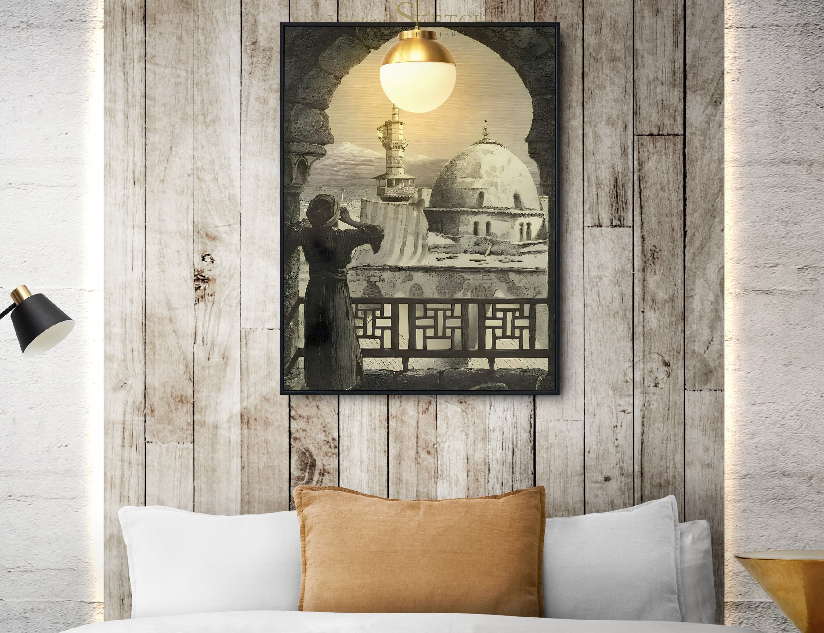Printable Vintage Call to The Prayer Azaan Wall Art, Prayer Call, Islamic Gift, Muslim Wall Art,Islamic Poster-Islamic Home Decor-Mosque Art - image 4
