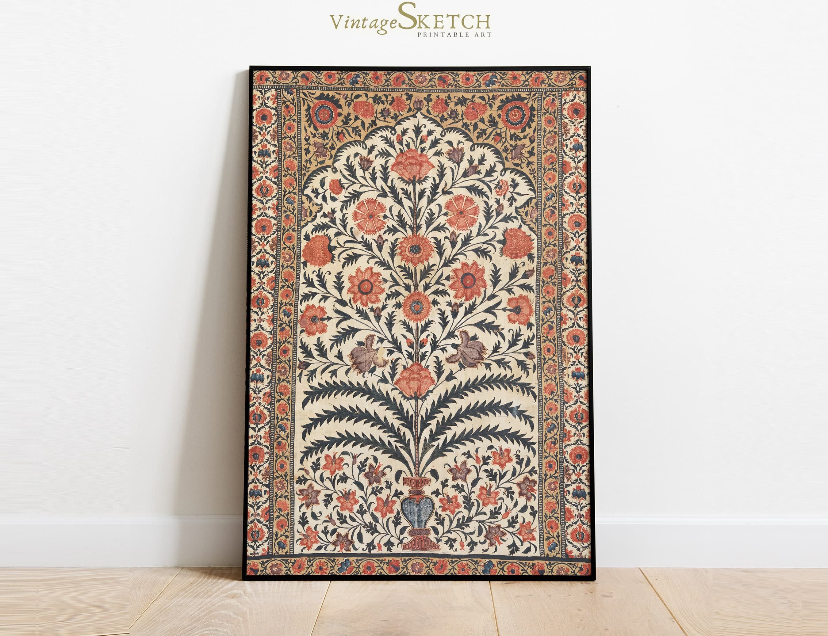 Printable Vintage Mosque Wall Art, Islamic Wall Art, Muslim Home Decor-Muslim Wedding Gift-Mosque Architecture-Islamic Art-Abstract Painting - image 4