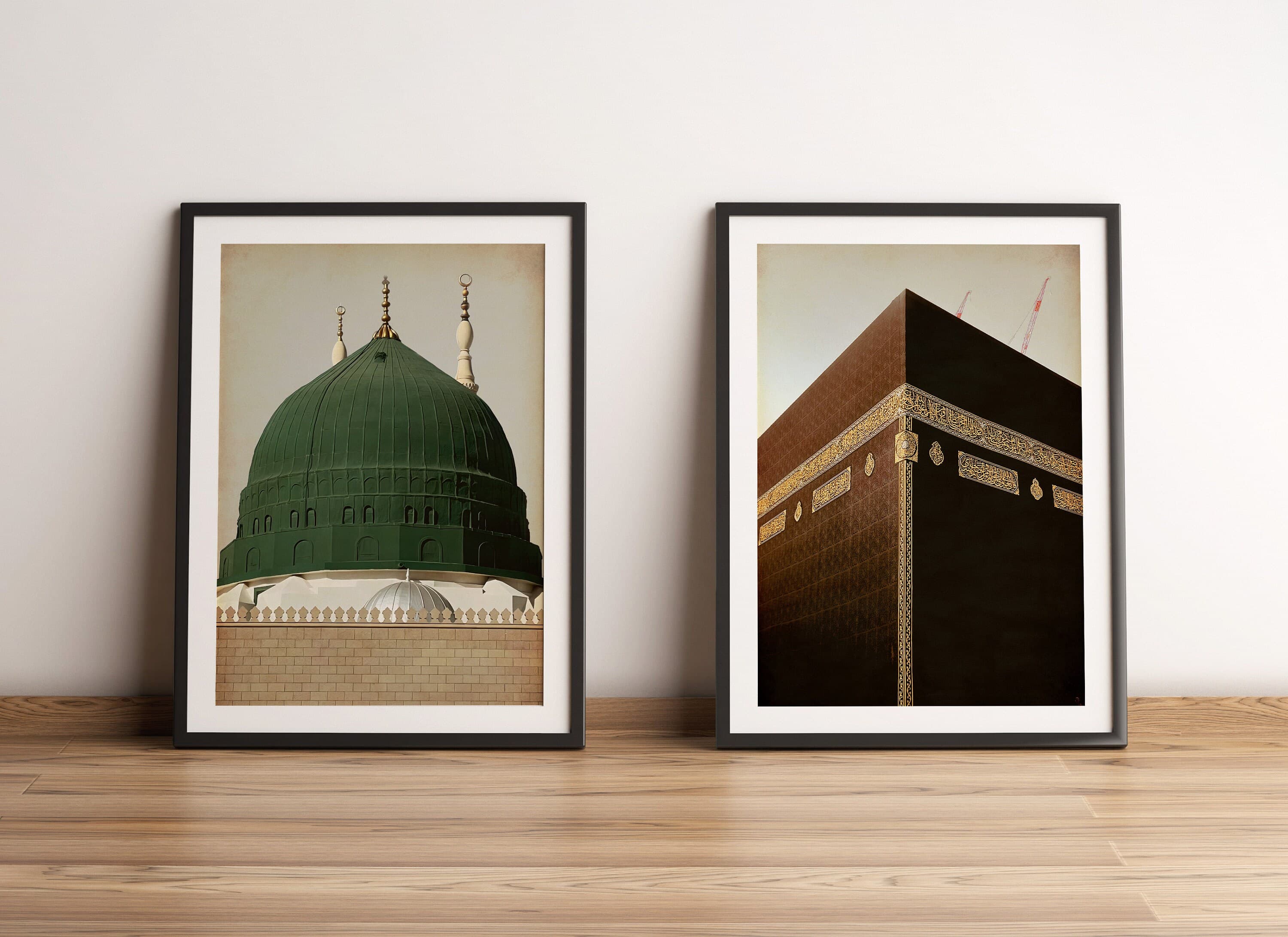 Masjid An-Nabawi Masjid Al Haram Masjid Al Aqsa Set of 3 Islamic Wall Art, Muslim Home Decor Gift, Mosque Wall Art-Mosque Wall Decor Digital - image 5