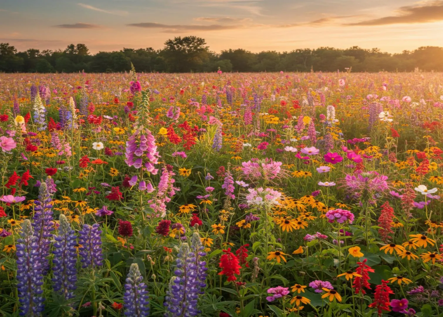 Hummingbird Wildflower Seed Mix | 15 Heirloom Varieties | Native Pollinator Garden - image 4