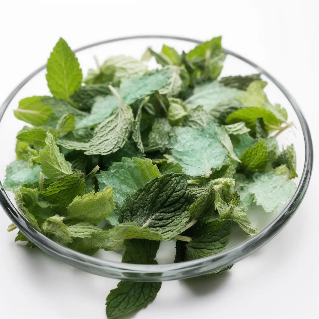 Freeze Dried Mint Leaves-Organic Fresh Fragrant Herbs For Gourmet Cooking -Pantry Stable