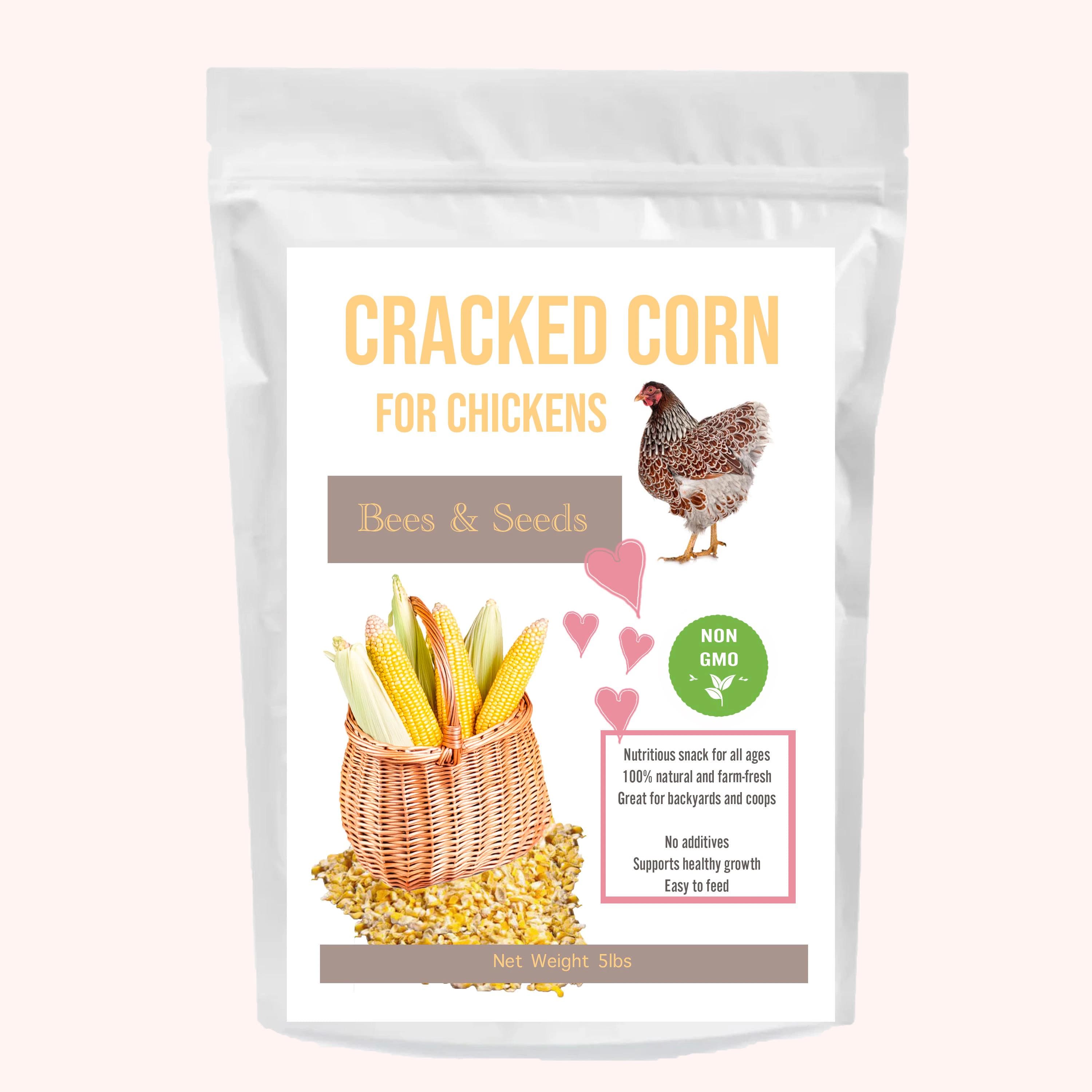 Cracked Corn For Chickens-5lbs - Organic -NON-GMO.
