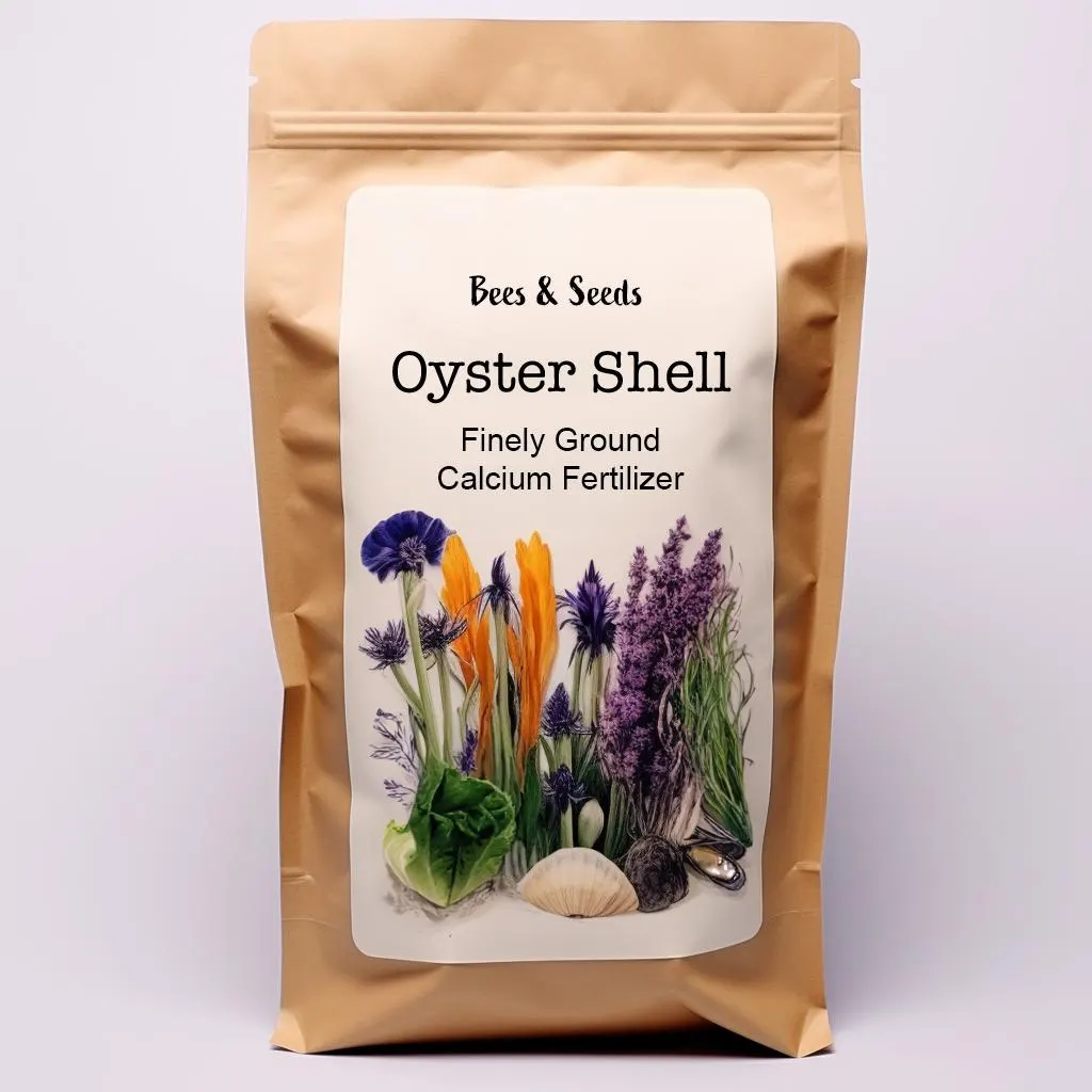 5lb Calcium Carbonate Fertilizer | Oyster Shell Powder | All Natural Fertilizer | 35% Calcium