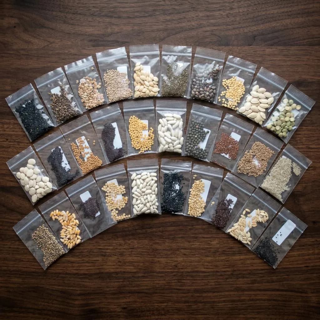 Survival Garden Seeds, 30 Varieties, Heirloom, Organic, Gift, Collection, Vault, Bank, Vegetables, Gardener, Storage, Variety, Emergency