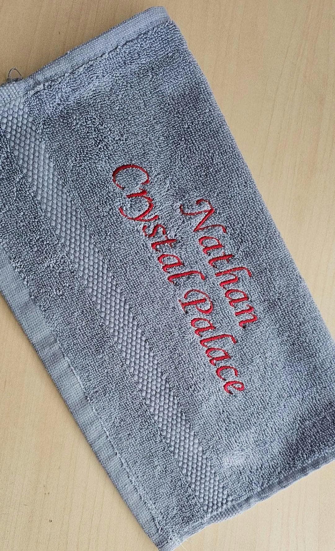 Personalised Football Face Cloth – Custom Flannel Towel with Team Name | Gift for Football Fans | Man Utd Arsenal Chelsea Liverpool - image 4