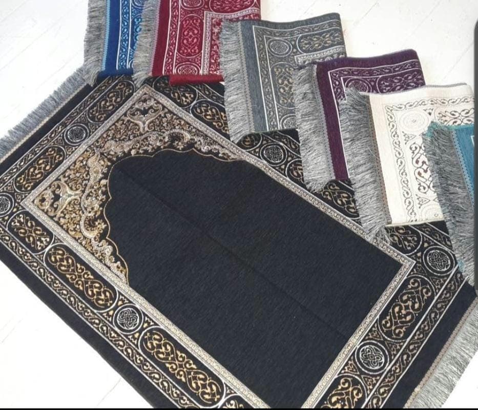 Premium Personalised Prayer Mat – Couples Adult Sajada with Name Embroidery | Spiritual Islamic Gift Wedding gift | Musallah - image 3