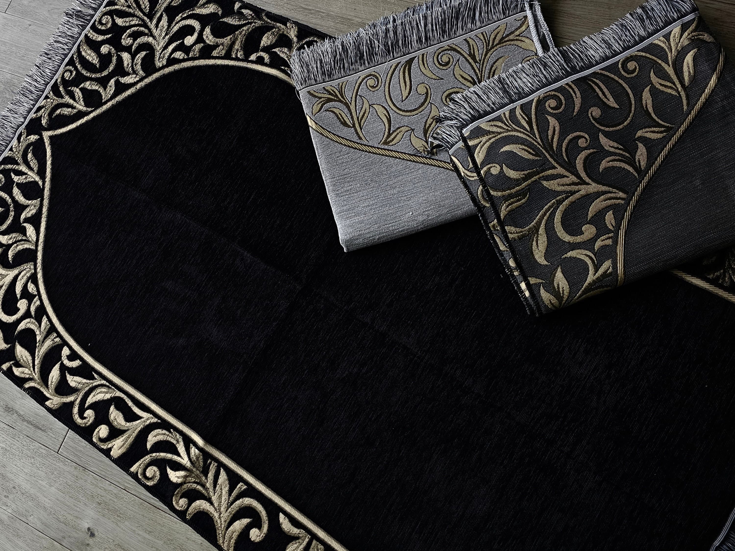Personalised Prayer Mat Sajadah | Bangla Embroidery Amma Abba Nani Dadu | Islamic Gift | Namaz Salah Mat | Muslim Prayer Rug - image 3