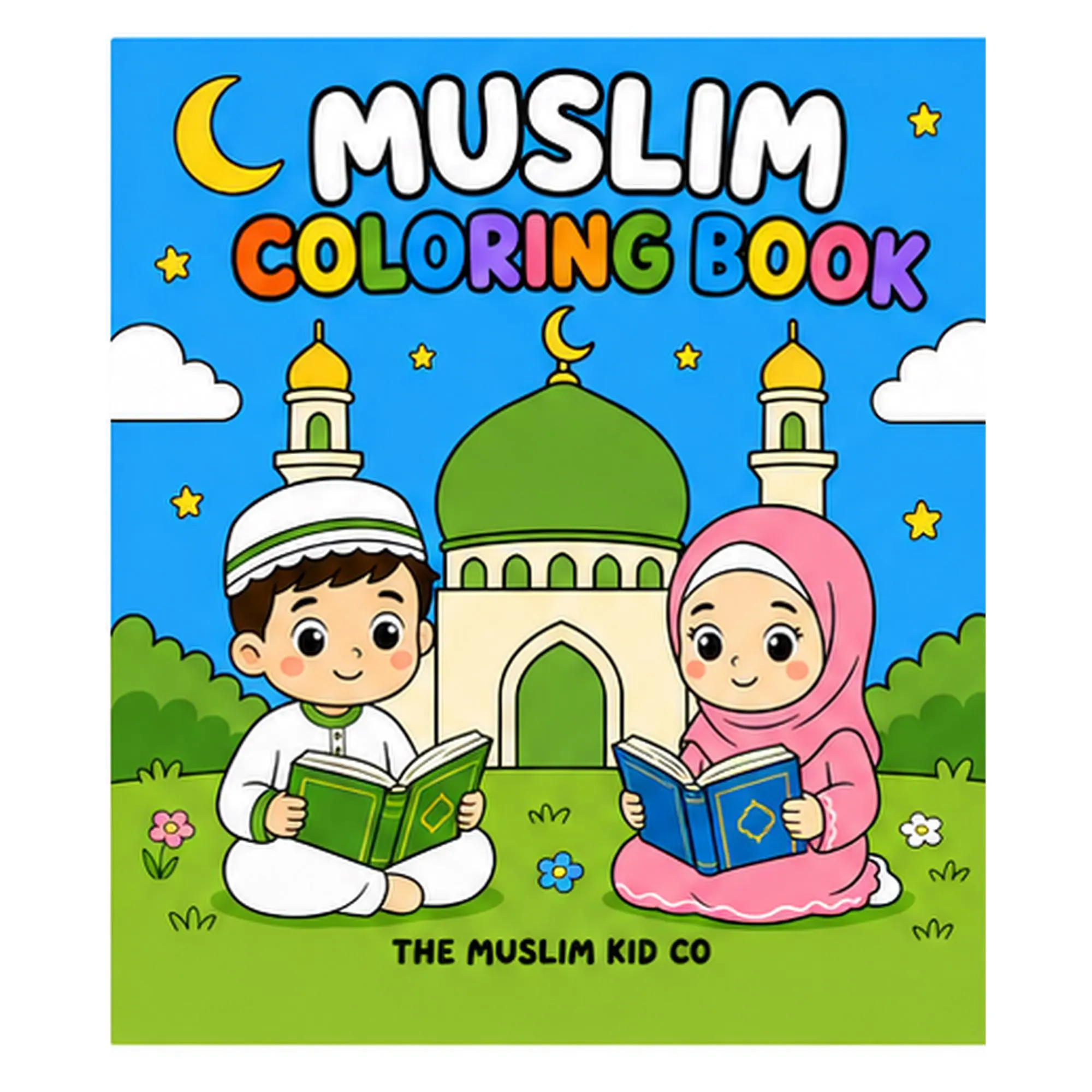 Muslim Kids Coloring Book, Islamic Learning Activity, Ramadan Eid (Digital Download) - image 2