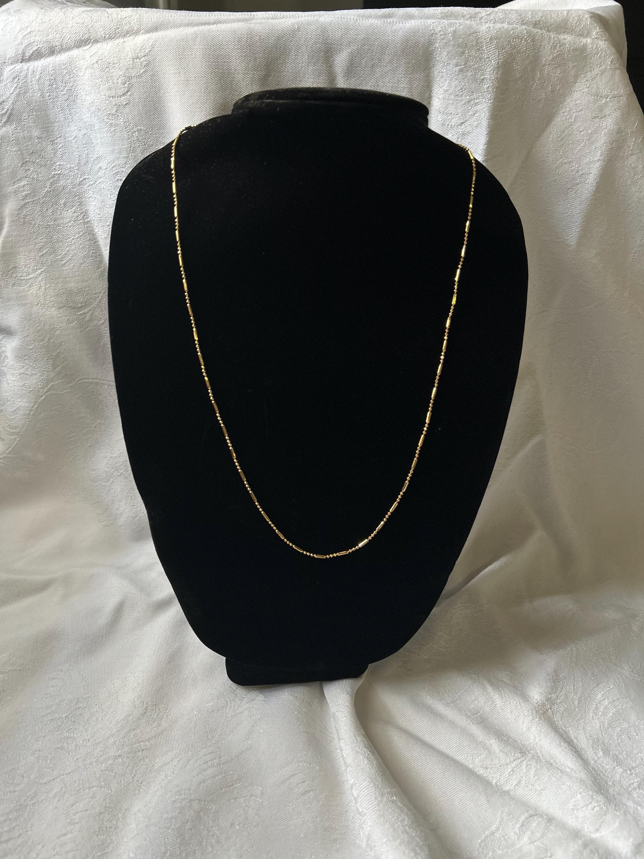 Pakistani-Inspired Gold Chain Necklace | Desi Bridal Jewelry - image 5