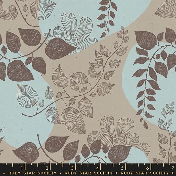 Unruly Nature by Jen Hewett of Ruby Star Society for Moda Fabrics RS6009-15 Climbing Branches/Steel - image 3