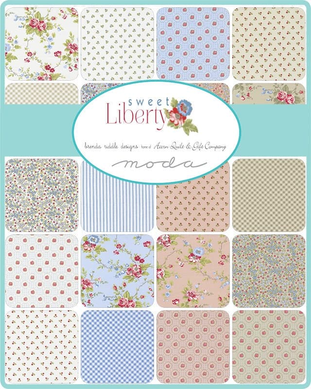 Sweet Liberty by Brenda Riddle Designs for Moda Fabrics 18754-15 Cobblestone - image 4
