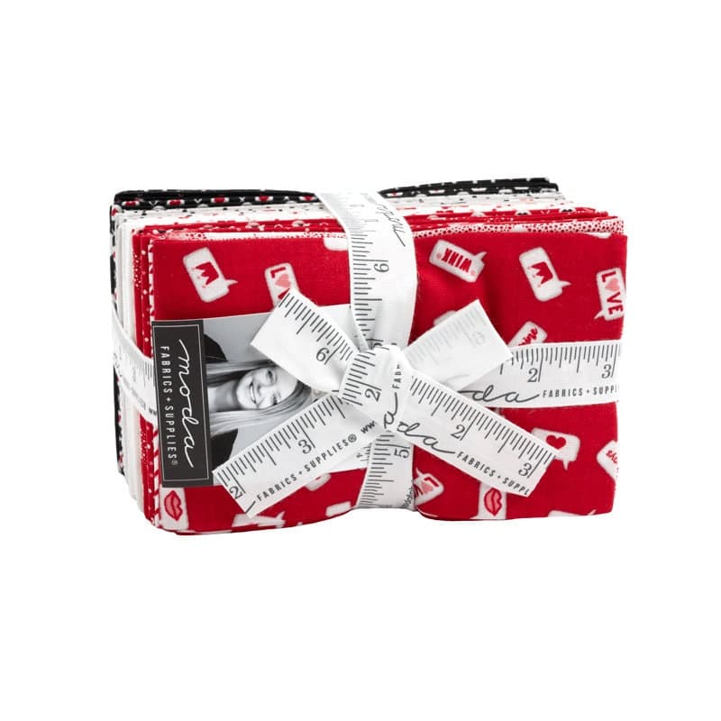 XOXO by April Rosenthal of Prairie Grass Patterns for Moda Fabrics Fat 8 Bundle 24140F8