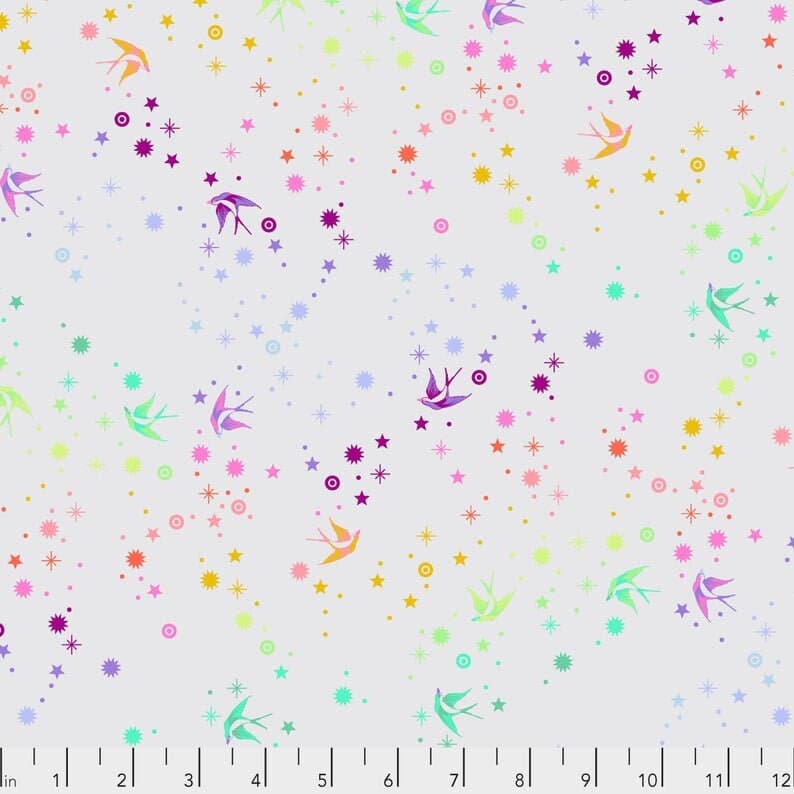 True Colors by Tula Pink for Free Spirit Fabrics. Item PWTP133.Whisper