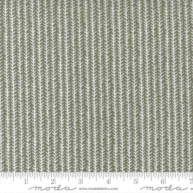 Flower Pot by Lella Boutique for Moda Fabrics 5165-16 Sage(B-5) - image 3