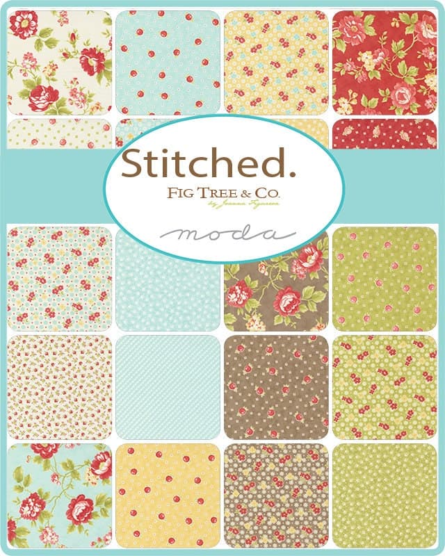 Stitched by Fig Tree & Co for Moda Fabrics 20436-14 Persimmon - image 4