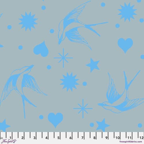 Neon Fairy Flakes - Neon True Colors by Tula Pink for Free Spirit Fabrics PWTP157 Aura