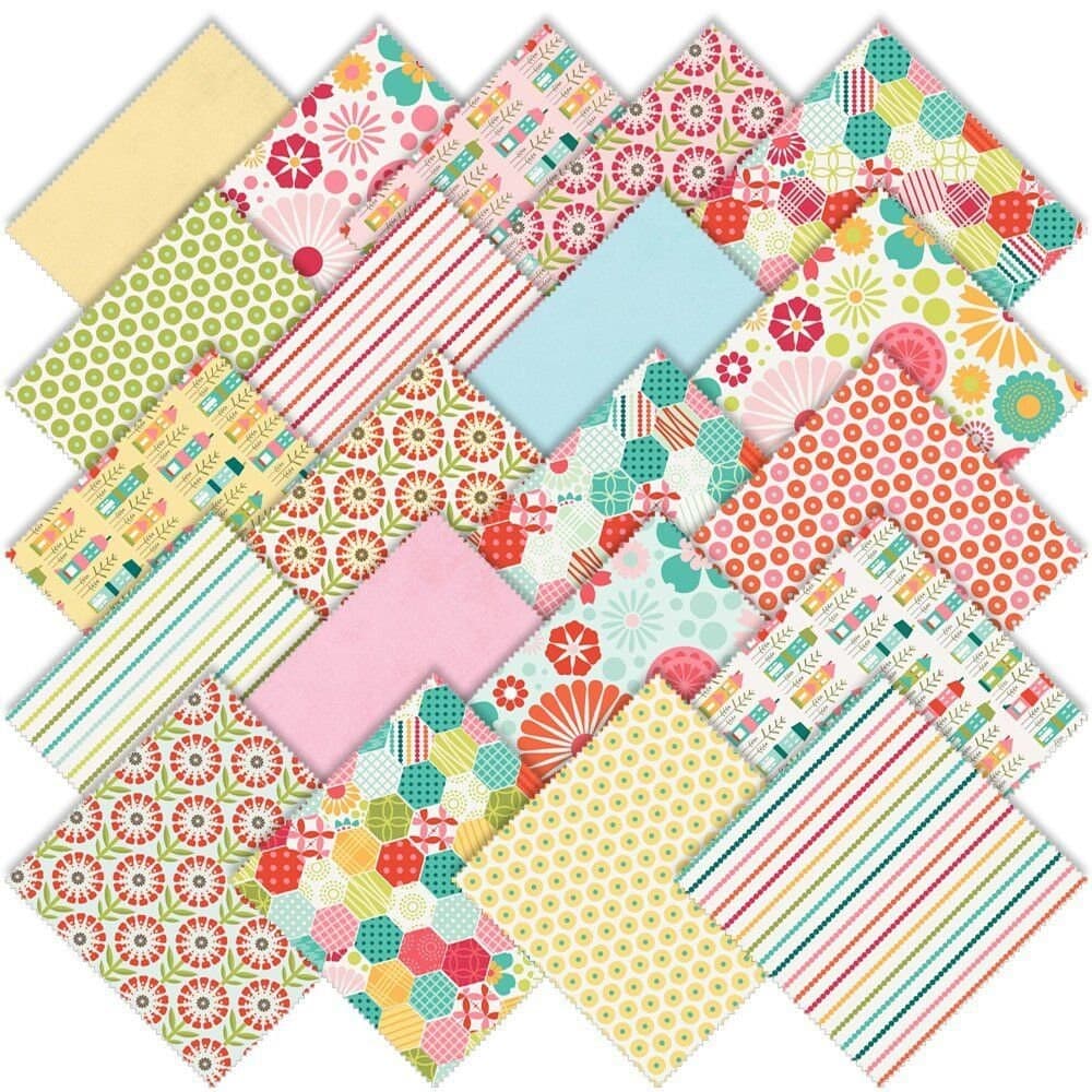 So Happy Together by Deena Rutter for Riley Blake Designs. Item C3234 Yellow. Sold by the 1/2 yard. - image 3