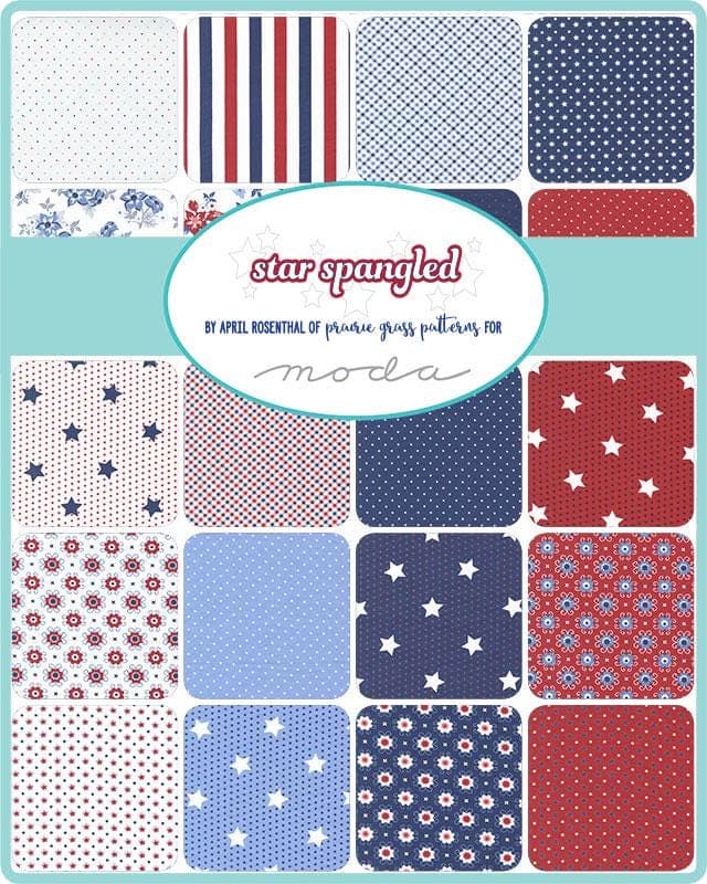 Star Spangled  by April Rosenthal for Moda Fabrics, Item number 24174-15 Rocket - image 4