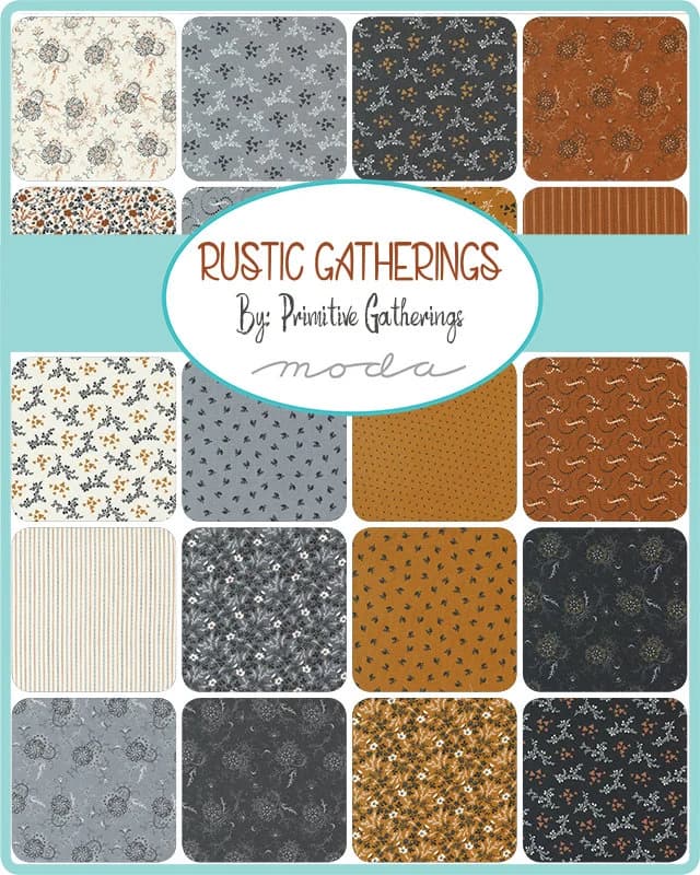 Rustic Gatherings by Primitive Gatherings for Moda Fabrics 49201-15 Charcoal(HOL)(E-3,TOP) - image 4