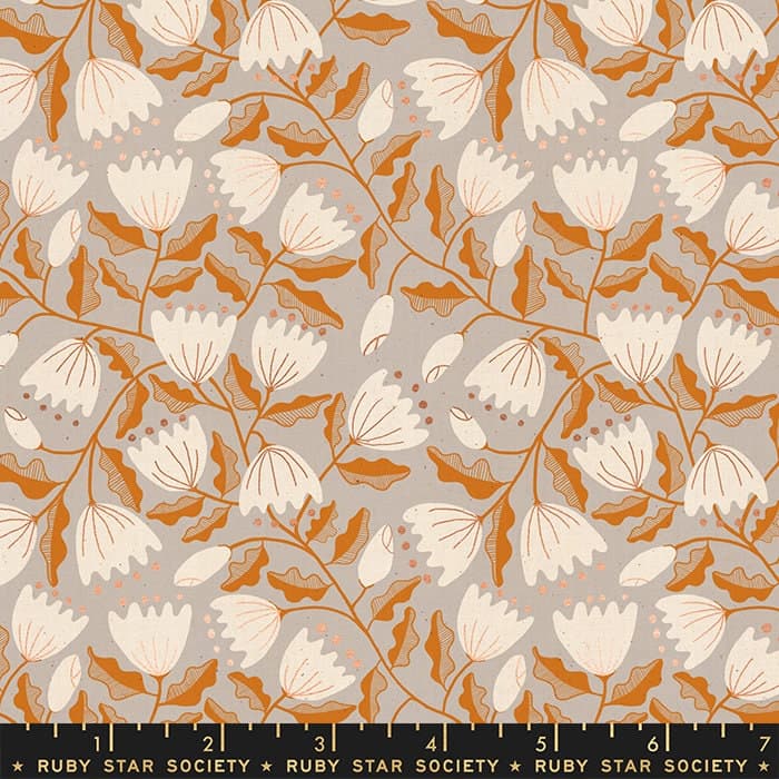 Unruly Nature by Jen Hewett of Ruby Star Society for Moda Fabrics RS6010-14M Cup and Saucer Vine/Dove - image 3