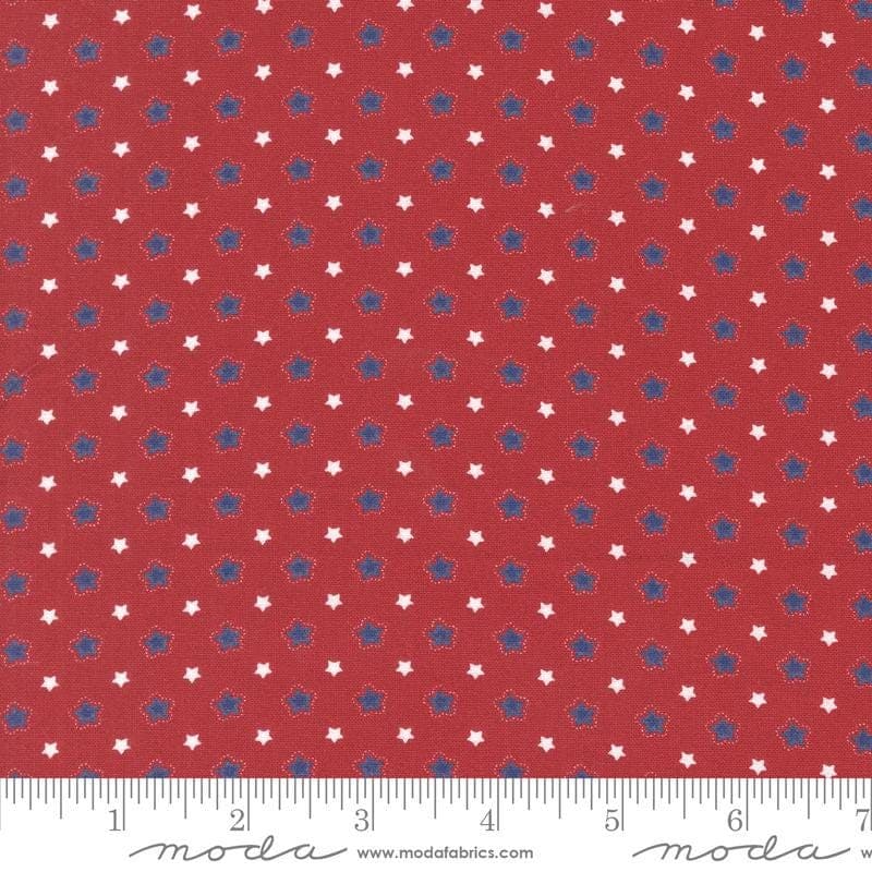 Star Spangled  by April Rosenthal for Moda Fabrics, Item number 24174-15 Rocket - image 3