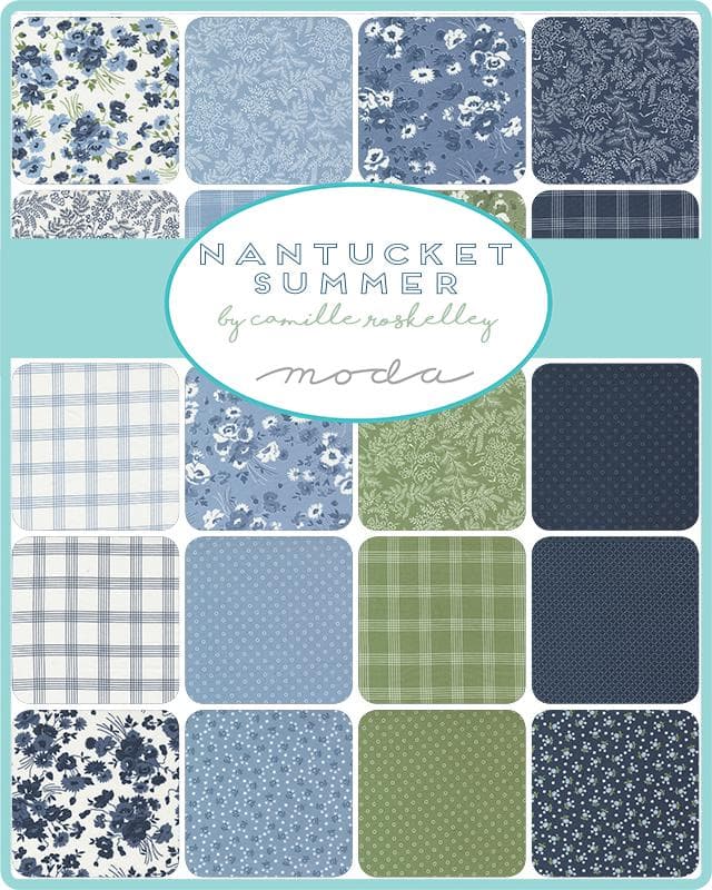 Nantucket Summer by Bonnie and Camille for Moda Fabrics, Item number 55267-15 Lake - image 4