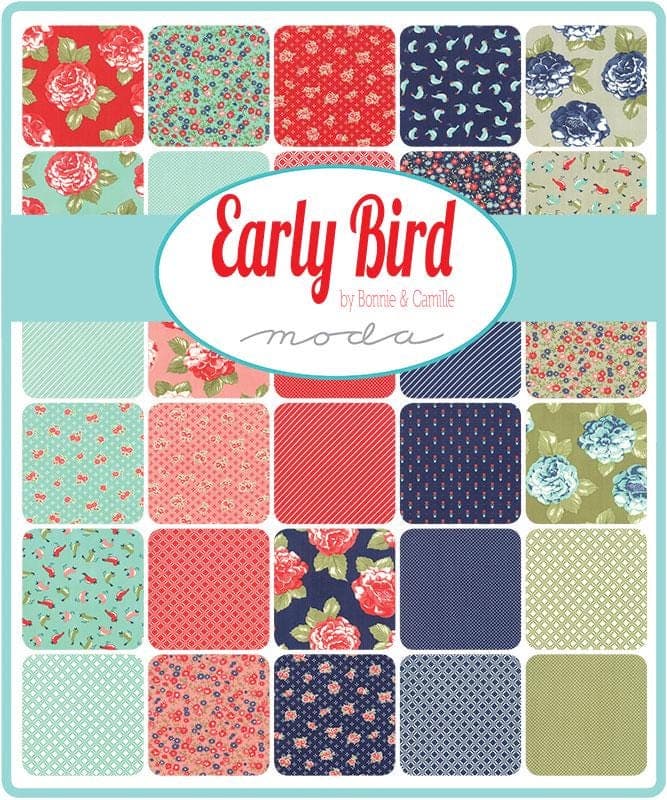 Early Bird By Camille Roskelley for Moda Fabrics, Rare OOP Item number 55196-17 - image 4