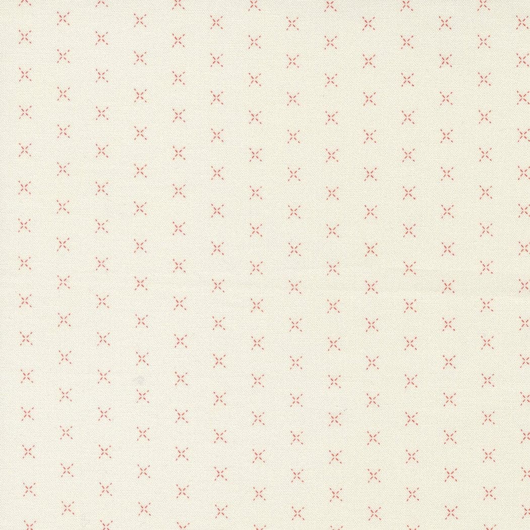 Stitched by Fig Tree & Co for Moda Fabrics 20434-11 Vanilla Persimmon