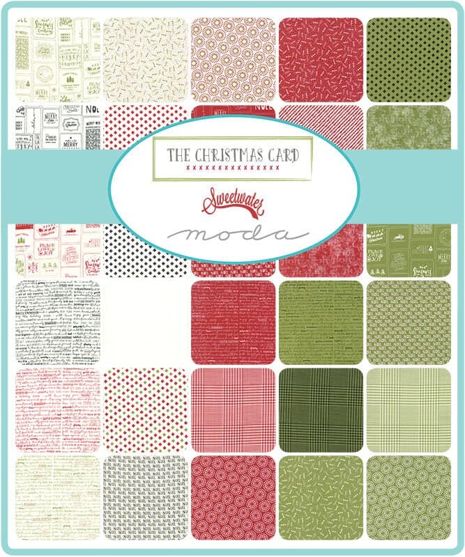 Moda 100% Cotton Fabric " The Christmas Card" by Sweetwater. item number 5772-24 Cream - image 3