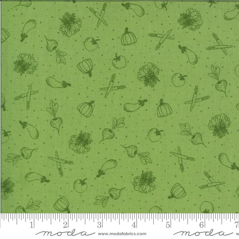 Homestead by April Rosenthal of Prairie Grass Patterns for Moda, Item number 24093-17 Leaf(R.Blake)(A-6) - image 3