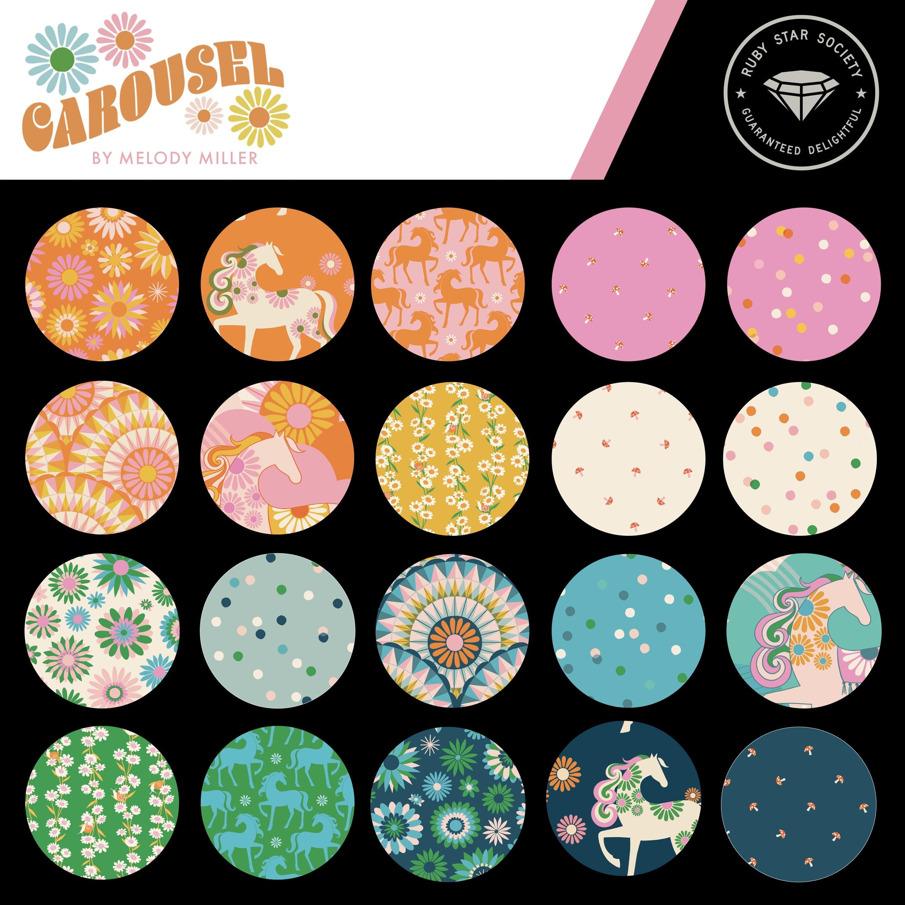 Carousel by Melody Miller with Ruby Star Society for Moda Fabrics, Item Number RS0097-11 Natural - image 4