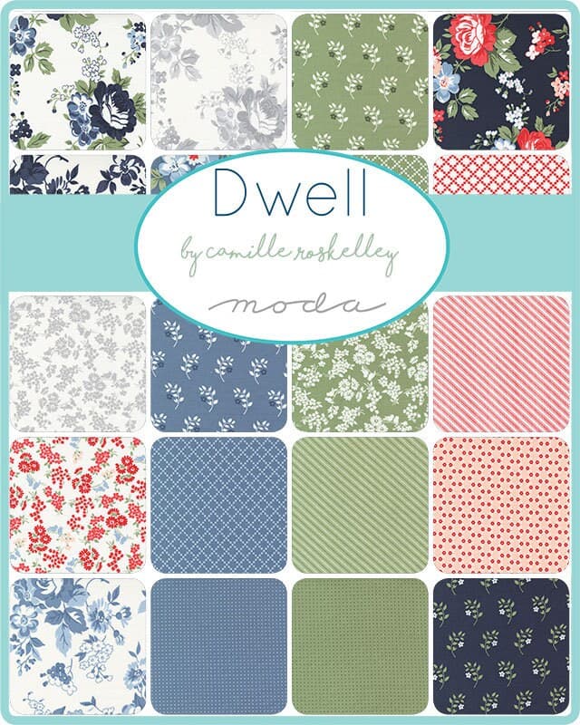 Dwell by Camille Roskelley for Moda Fabrics 55277-31 Cream Grass - image 4