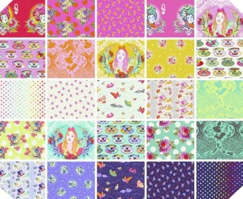 Curiouser and Curiouser by Tula Pink for Free Spirit Fabrics. Item PWTP167.Sugar. - image 3