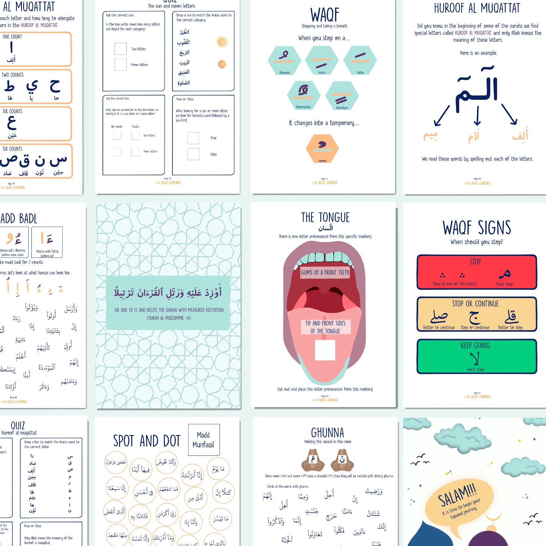 The Ultimate Tajweed Workbook: Start your Tajweed Journey with this Hands-on and Fun Activity Book Covering the Basic Tajweed Rules - image 4