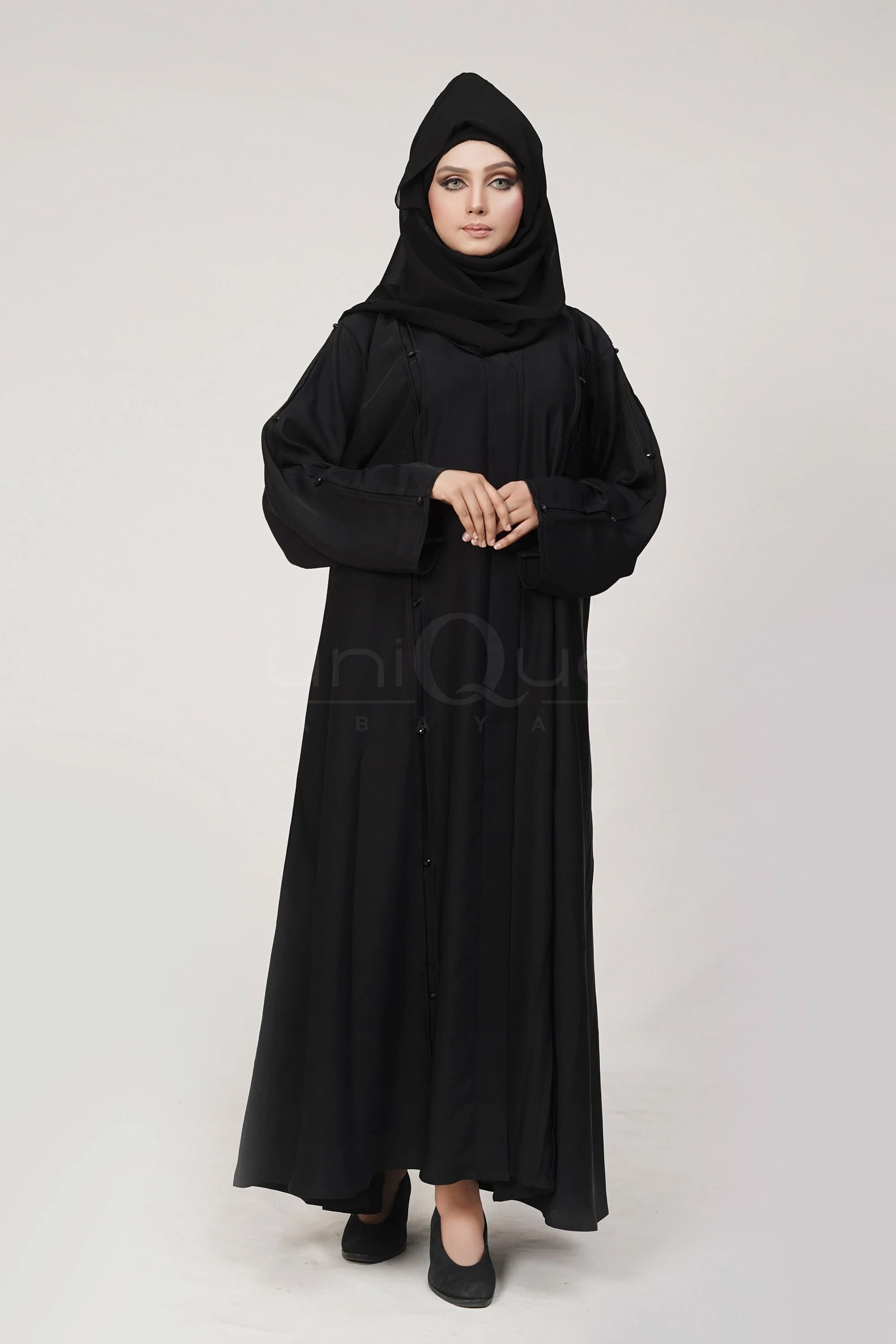 Pleated Nida Abaya, Muslim Women's Dress, Ramadan Eid Wear - image 5