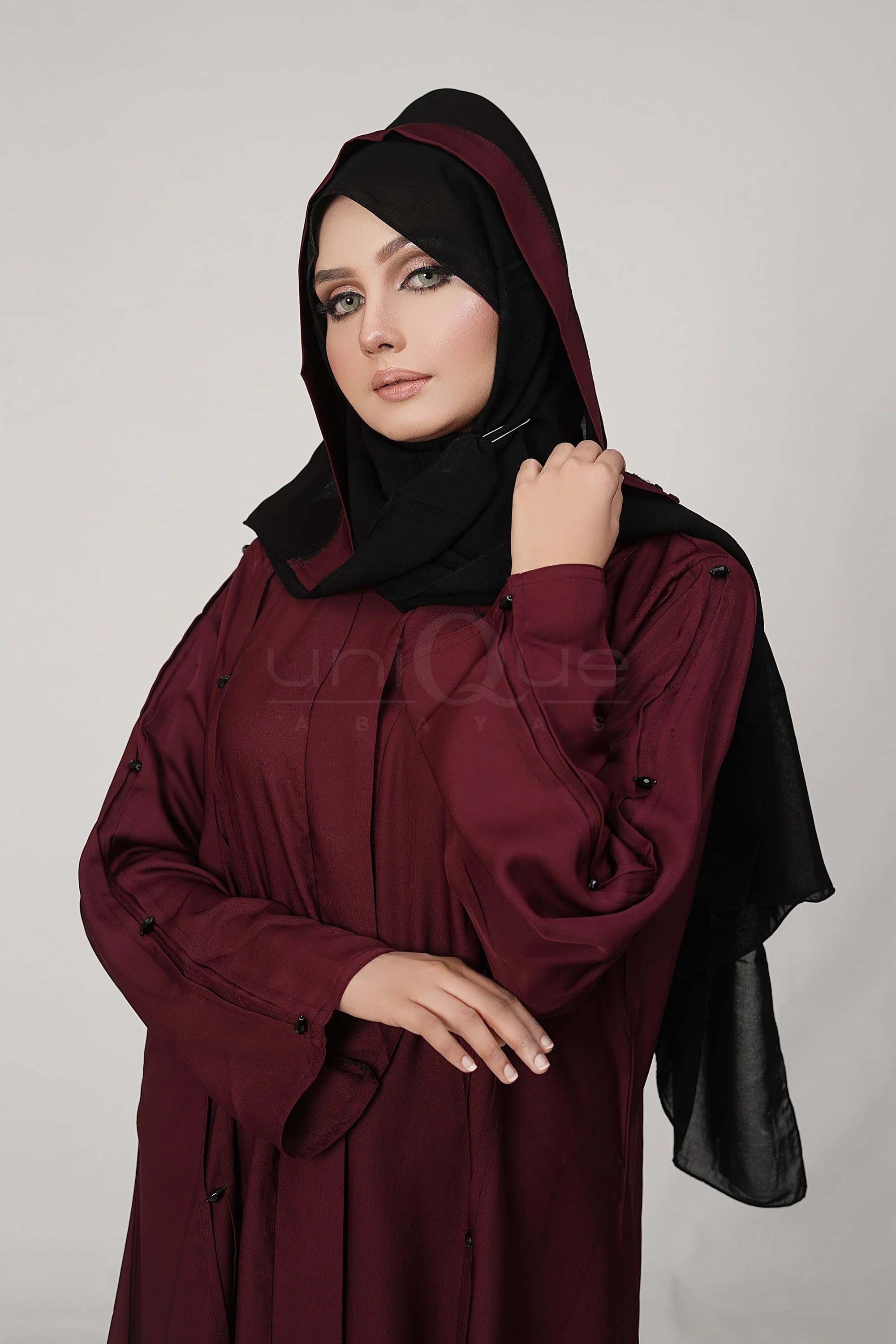 Pleated Nida Abaya, Muslim Women's Dress, Ramadan Eid Wear - image 4