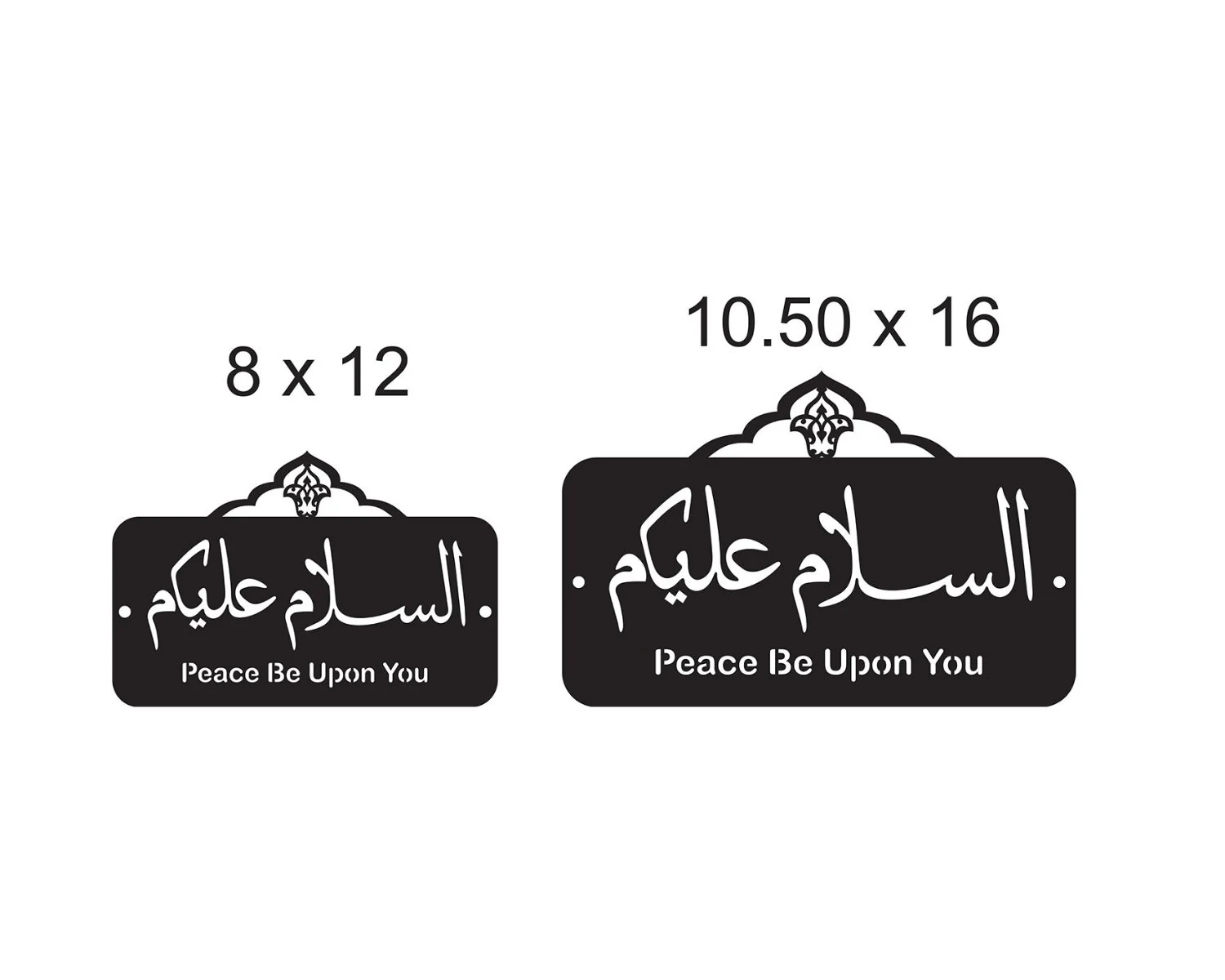 Assalamu Alaikum Metal Sign | Islamic Home Decor, Housewarming Gift - image 3