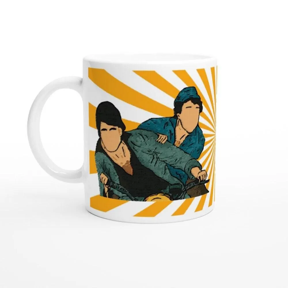 SHOLAY Mug Retro Bollywood Unique Gift for Desi Parents Grandparents Vintage Bollywood Brown Parents