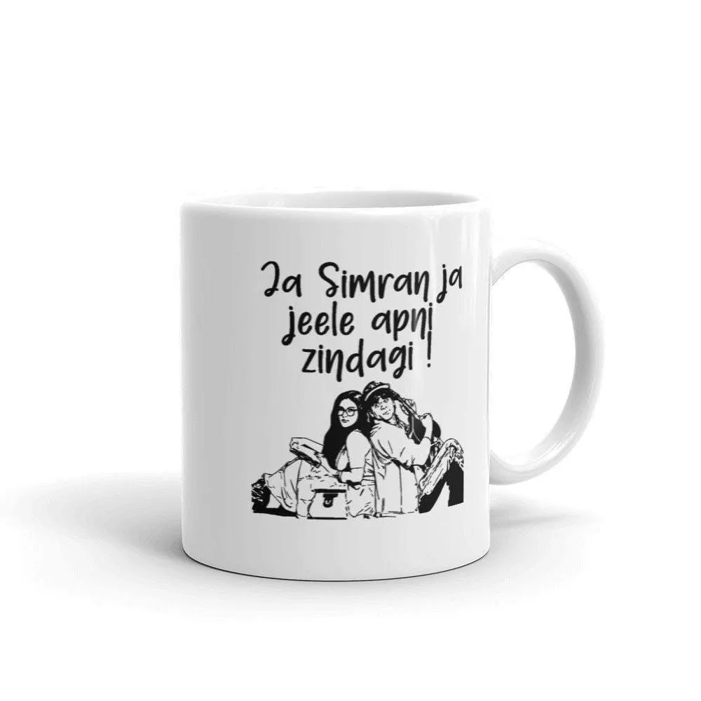 DDLJ Mug, Jaa Simran Jaa, Bollywood Mug, Indian Couple Gift, Desi Wedding Gift, Indian Birthday Gift, Gift for Sister, 11oz Ceramic Cup - image 5