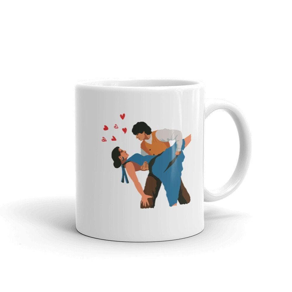DDLJ Mug, Shah Rukh Khan Kajol, Bollywood Mug, Desi Mugs, Indian Couple Gift, Bollywood Gift, Gift for Girlfriend, Hindi Movie, 11oz Cup - image 4
