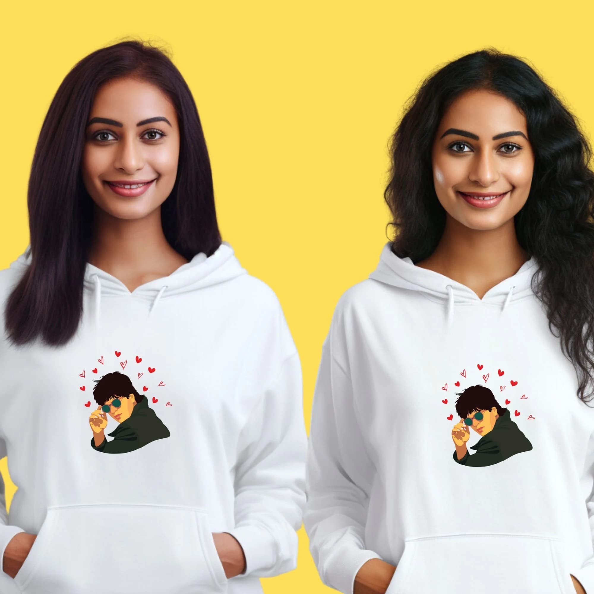 Shah Rukh Khan Hoodie, Bollywood Inspired Hoodie, SRK Fan Pullover, Desi Shirt, Indian Gifts for Men, Gift for Husband, Unisex - image 3