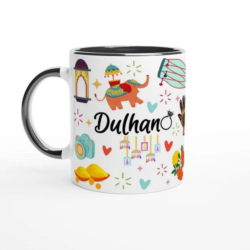 Dulhan Mug, Desi Bride Lehenga Gift, Indian Bridal Shower, Desi Wedding Mug, Bride Squad Gift, South Asian Wedding, Sangeet Mehndi Party - image 5